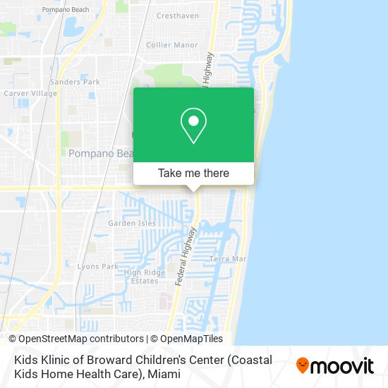 Kids Klinic of Broward Children's Center (Coastal Kids Home Health Care) map