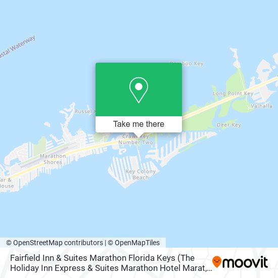 Fairfield Inn & Suites Marathon Florida Keys map