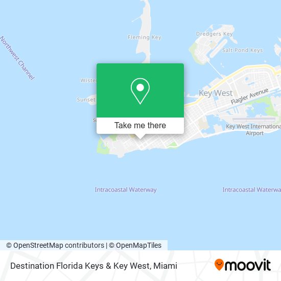 Mapa de Destination Florida Keys & Key West