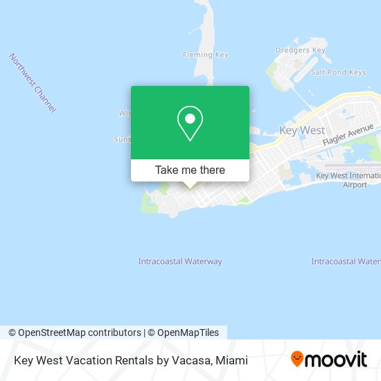 Key West Vacation Rentals by Vacasa map