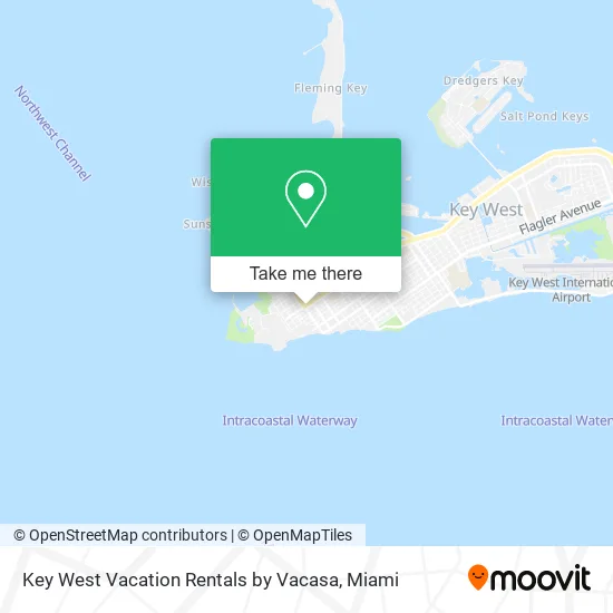 Key West Vacation Rentals by Vacasa map