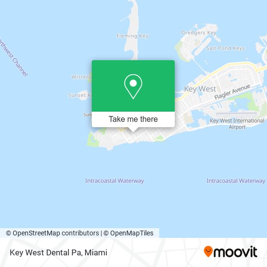 Mapa de Key West Dental Pa