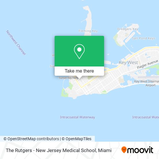 The Rutgers - New Jersey Medical School map