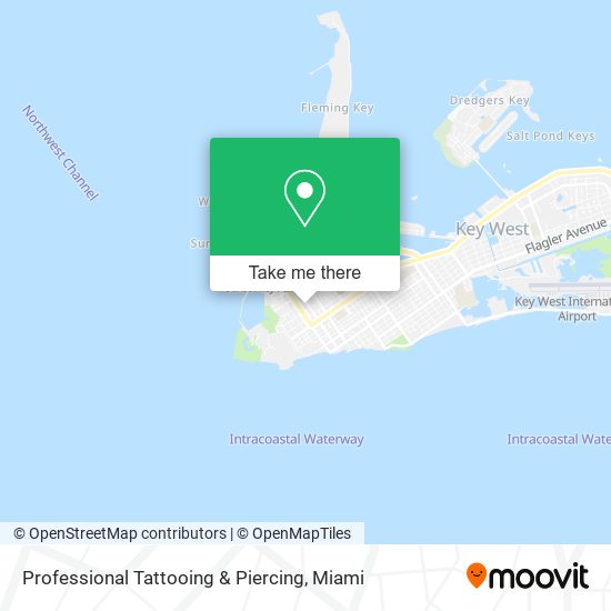 Professional Tattooing & Piercing map