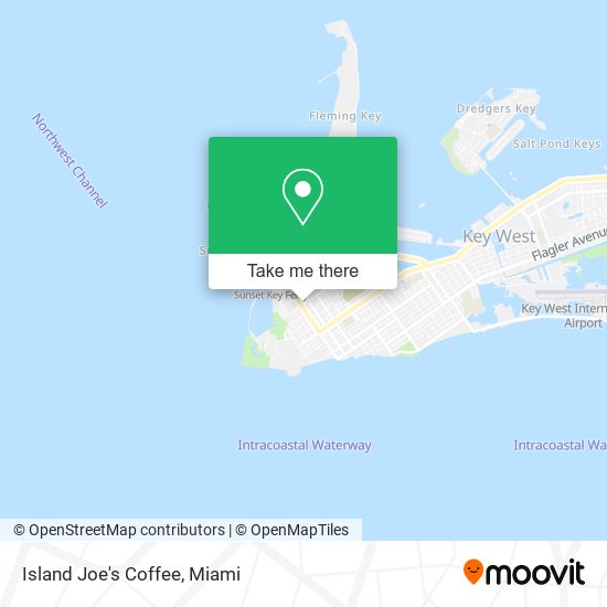 Island Joe's Coffee map