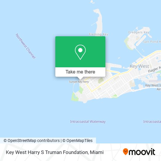 Key West Harry S Truman Foundation map