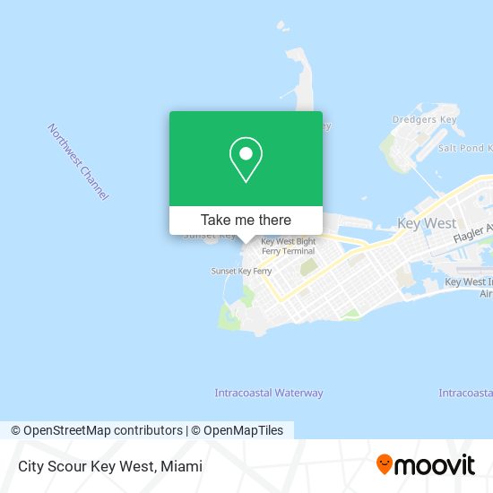 Mapa de City Scour Key West