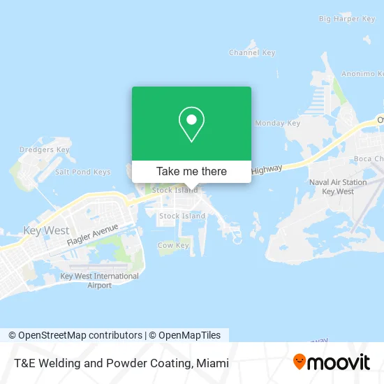 T&E Welding and Powder Coating map