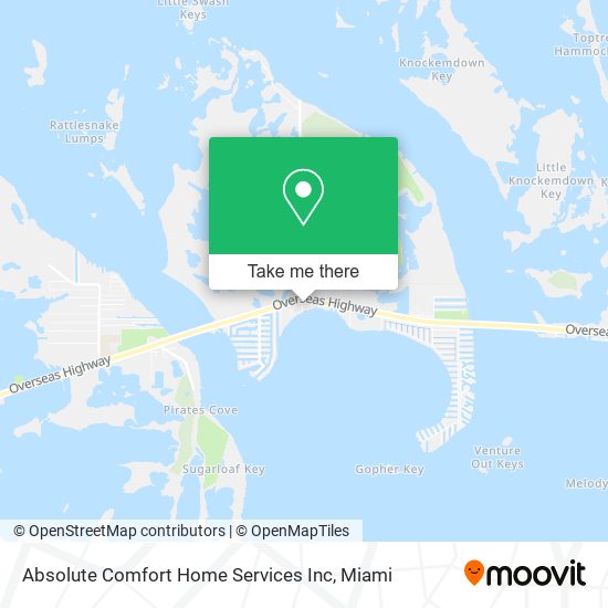 Absolute Comfort Home Services Inc map