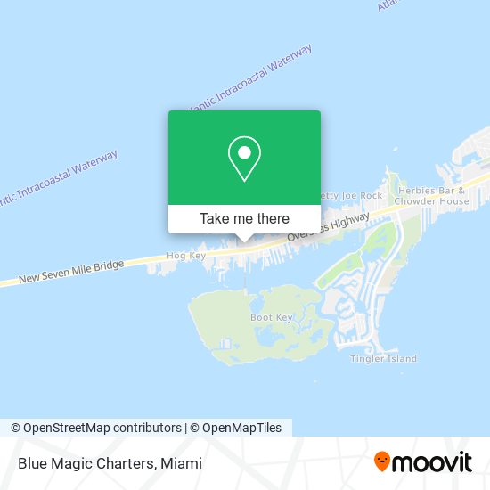 Blue Magic Charters map