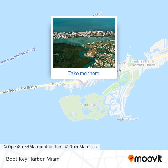 Mapa de Boot Key Harbor