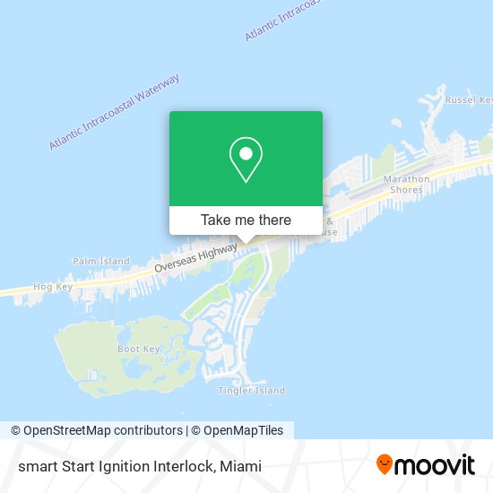 Mapa de smart Start Ignition Interlock