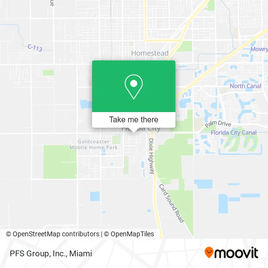 PFS Group, Inc. map