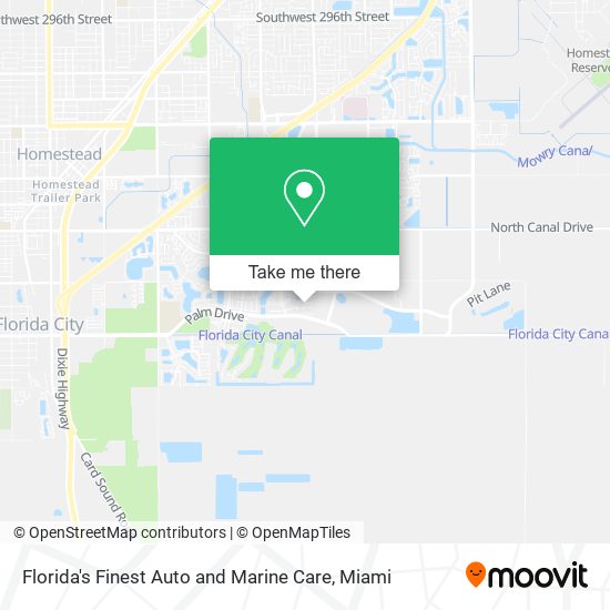 Florida's Finest Auto and Marine Care map