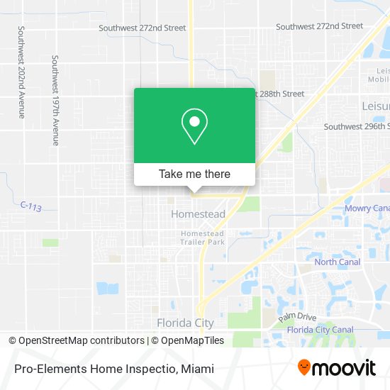 Pro-Elements Home Inspectio map