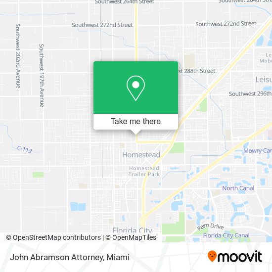 John Abramson Attorney map