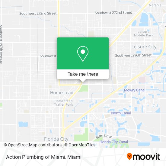 Action Plumbing of Miami map