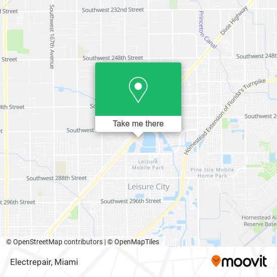 Electrepair map