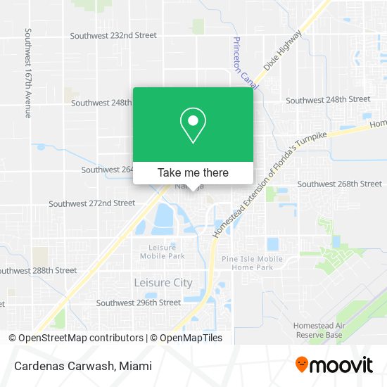 Cardenas Carwash map