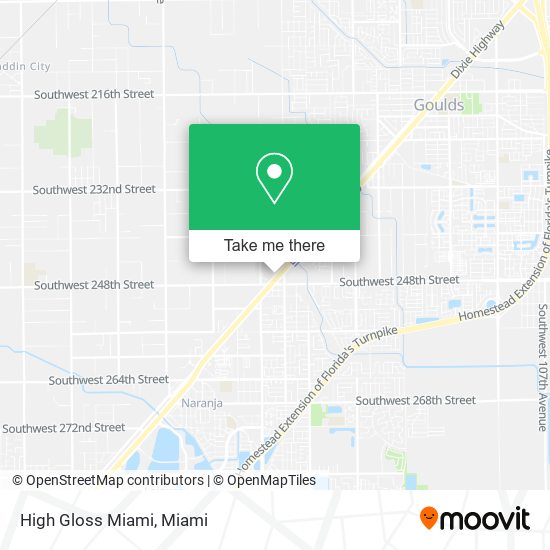 Mapa de High Gloss Miami