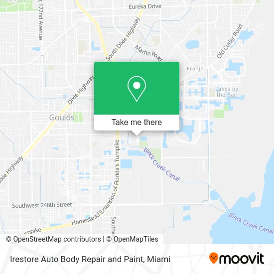 Irestore Auto Body Repair and Paint map