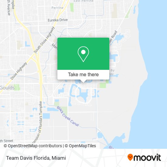 Team Davis Florida map
