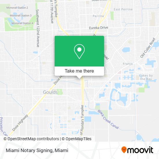 Mapa de Miami Notary Signing