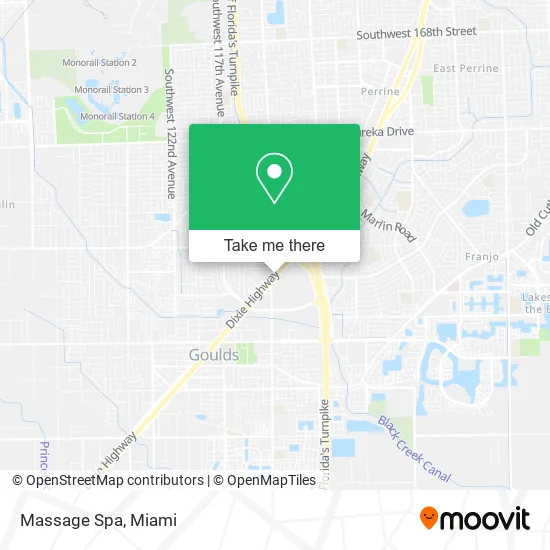 Massage Spa map