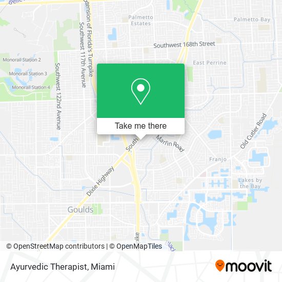 Mapa de Ayurvedic Therapist
