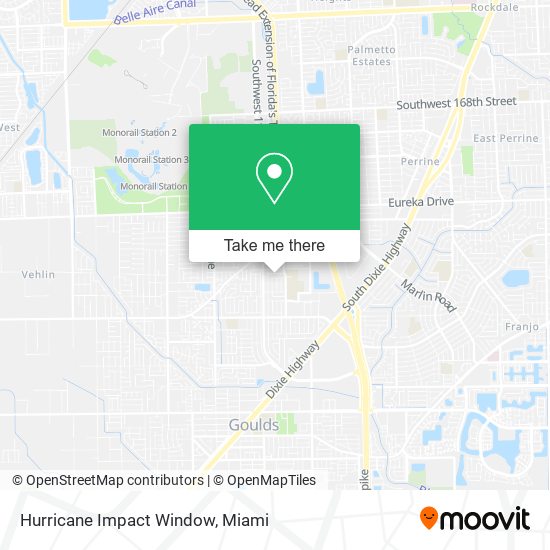 Hurricane Impact Window map