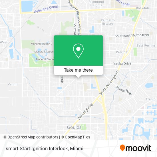 smart Start Ignition Interlock map