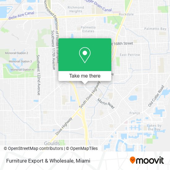 Furniture Export & Wholesale map