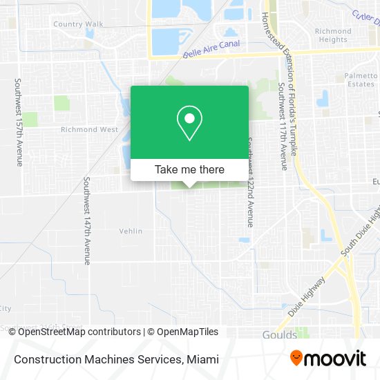 Mapa de Construction Machines Services