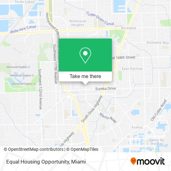 Equal Housing Opportunity map