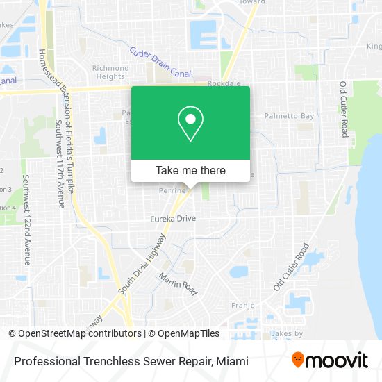 Mapa de Professional Trenchless Sewer Repair