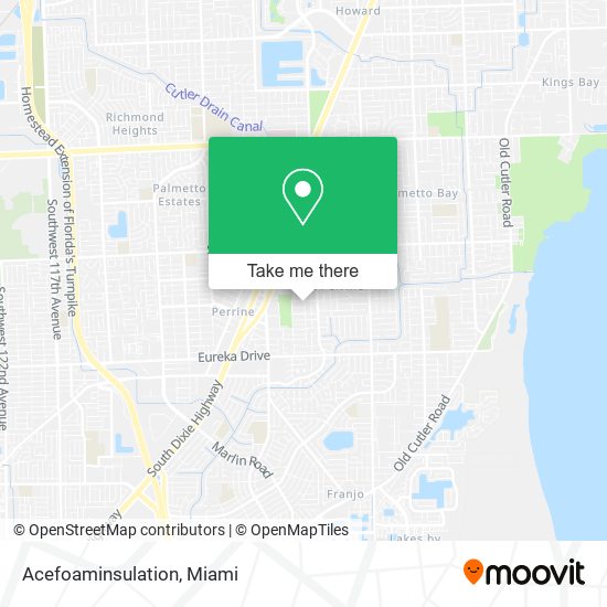 Mapa de Acefoaminsulation