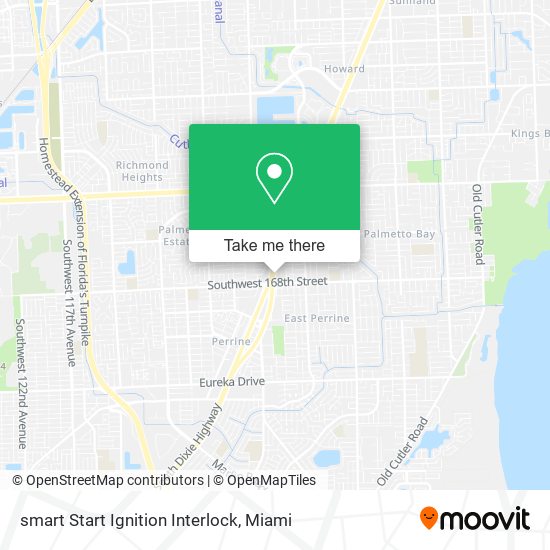 Mapa de smart Start Ignition Interlock