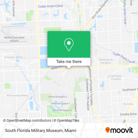 Mapa de South Florida Military Museum