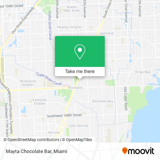 Mayta Chocolate Bar map