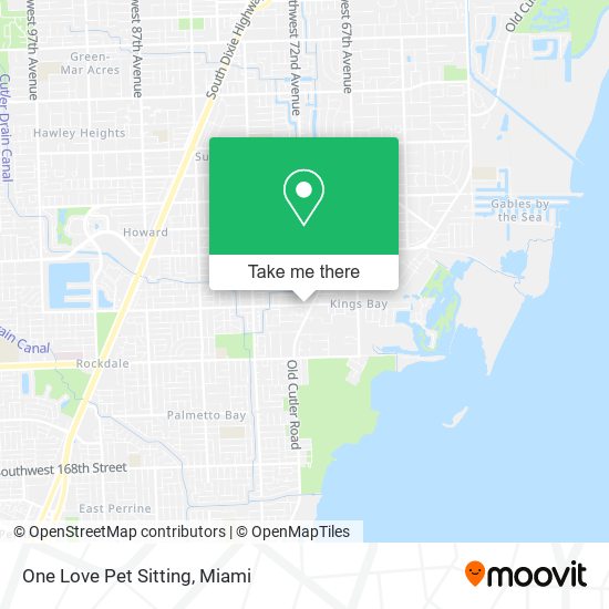 Mapa de One Love Pet Sitting