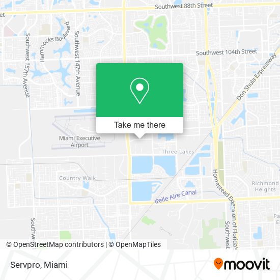 Servpro map