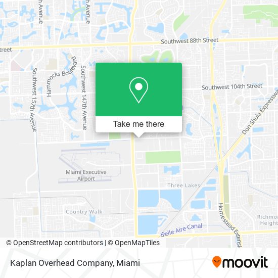 Kaplan Overhead Company map