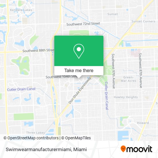 Mapa de Swimwearmanufacturermiami