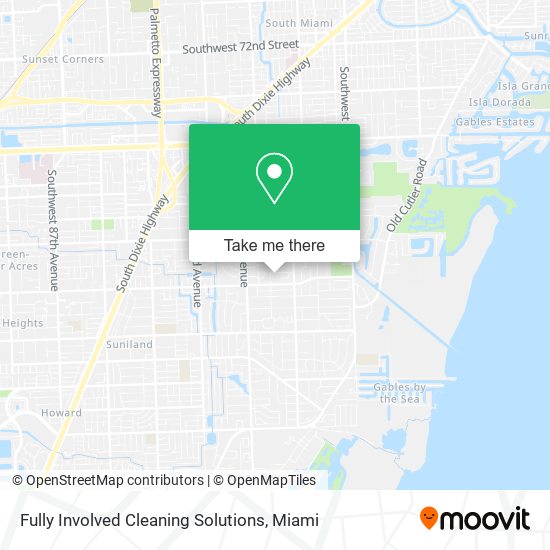 Fully Involved Cleaning Solutions map