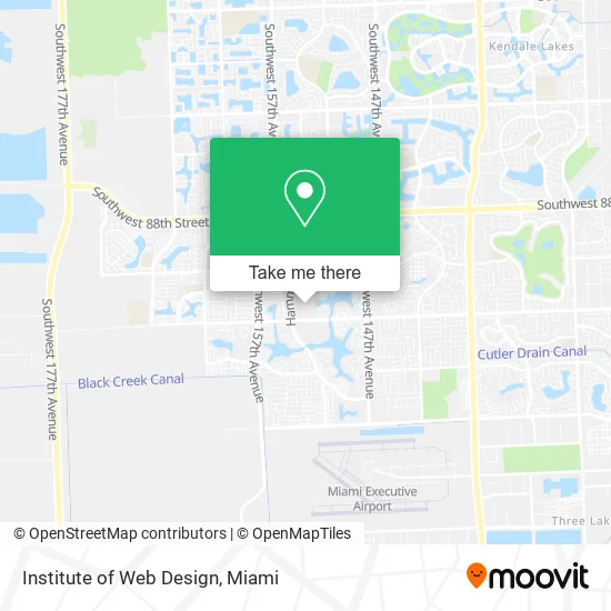 Mapa de Institute of Web Design