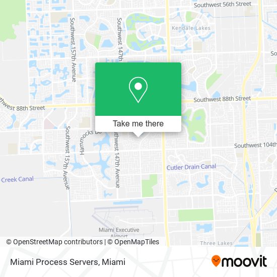 Mapa de Miami Process Servers