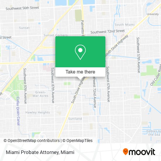 Mapa de Miami Probate Attorney