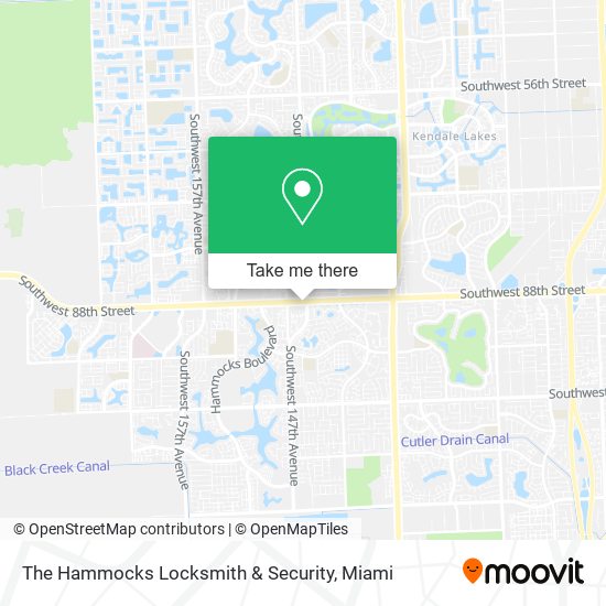 The Hammocks Locksmith & Security map