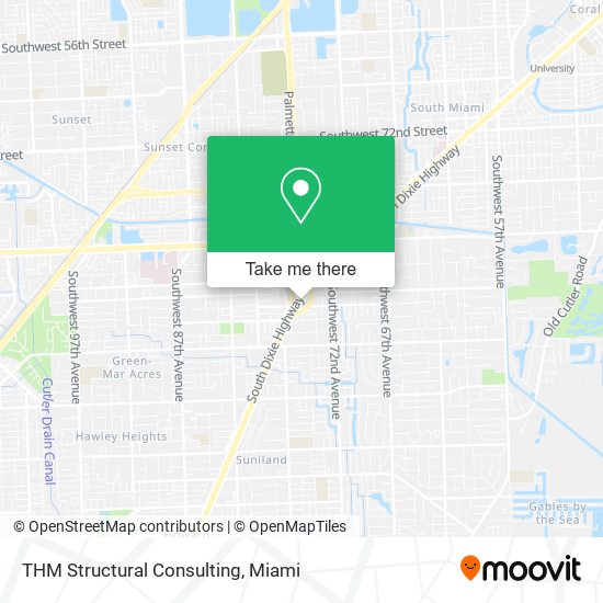 THM Structural Consulting map