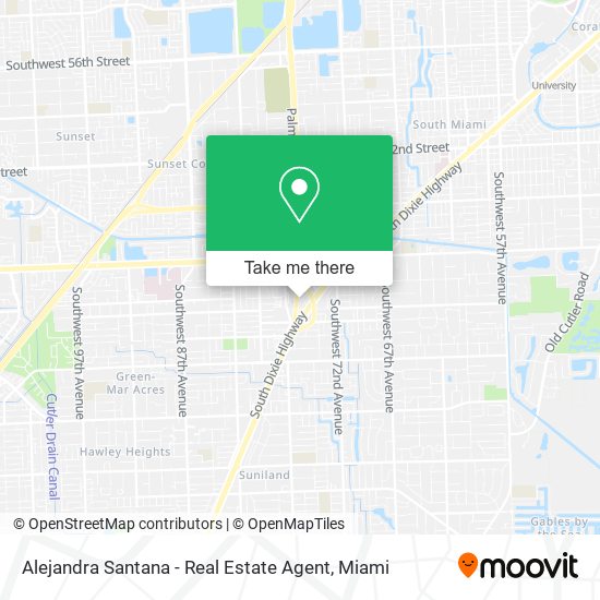 Mapa de Alejandra Santana - Real Estate Agent